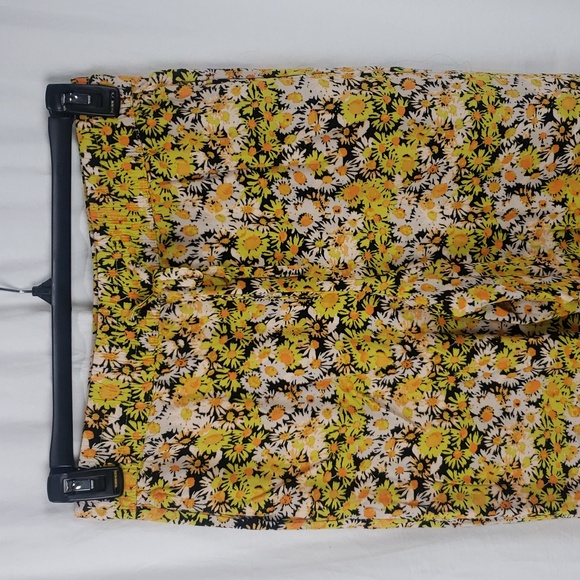 Urban Outfitters Carmen Gold and White Sunflower Hippie Pants - Picture 2 of 13